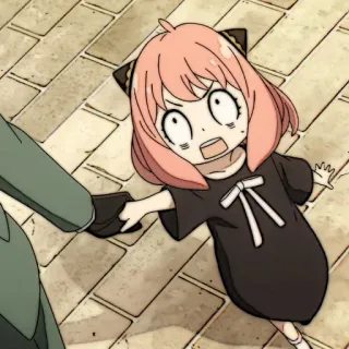 🎟 9509cb07 Anya Forger Spy x Family 动漫, 卡通, 漫画, 儿童, 间谍过家家, 阿尼亚·福杰, 搞笑, 反应, 兴奋 whatsapp sticker