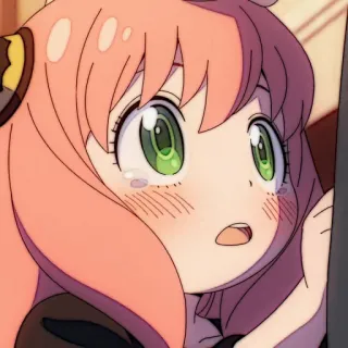 🎟 9d652aa2 Anya Forger Spy × Family 动漫, 卡通, 阿尼亚, 间谍过家家, 福杰, 可爱, 卡哇伊 whatsapp sticker