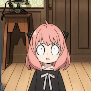 🎟 bbcbea25 Anya Forger Spy x Family 动漫, 间谍过家家, 阿尼亚·福杰, 卡通 whatsapp sticker