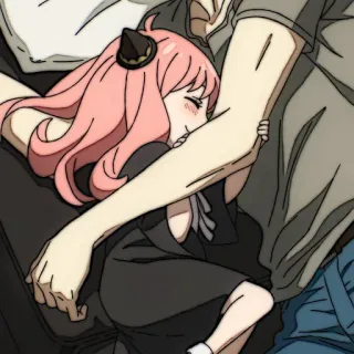 🎟 c6b95640 Anya Forger Spy × Family 动漫, 卡通, 粉丝作品, 可爱, 女孩, 间谍过家家, 阿尼亚 whatsapp sticker