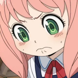 🎟 f5db64c9 Anya Forger Spy x Family 动漫, 漫画, 间谍过家家, 阿尼亚, 阿尼亚·福杰, 卡通, 可爱 whatsapp sticker