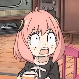 🧸 40757c6d Anya Forger Spy × Family anime, manga, reaction, funny, cute, spy x family telegram sticker