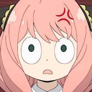 🧸 61614738 Anya Forger Spy x Family anime, spy x family, anya, cartoon, funny, cute, forger telegram sticker