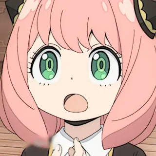 🧸 6e4d7667 Anya Forger Spy × Family anime, cartoon, manga, spy family, anya, anya forger telegram sticker