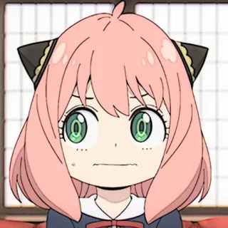 🧸 71bc5862 Anya Forger Spy × Family anime, spy x family, anya forger, cute, cartoon, fanart, spy family telegram sticker