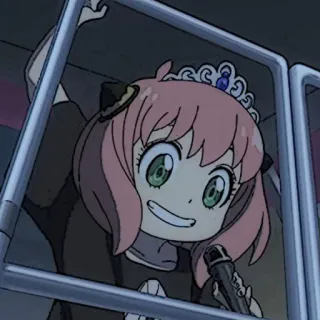 🧸 7278e4fd Anya Forger Spy x Family anime, spy x family, anya, forger, cute, cartoon telegram sticker