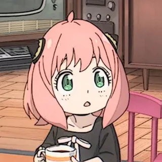 🧸 8fcd7cc5 Anya Forger Spy x Family anime, spy x family, anya forger, cute, cartoon, manga, child telegram sticker