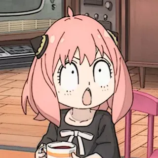 🧸 a9aa1aec Anya Forger Spy × Family anime, spy x family, anya forger, cute, cartoon, fanart telegram sticker