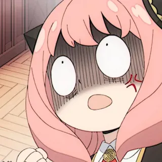 🧸 de684c03 Anya Forger Spy x Family anime, manga, spy family, anya, anya forger, cute, cartoon telegram sticker
