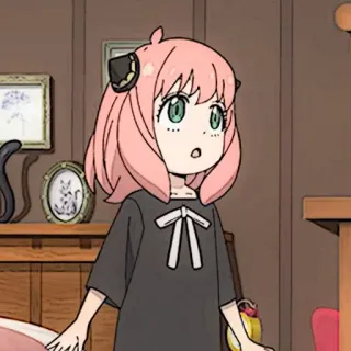 🧸 e9568d63 Anya Forger Spy x Family anime, spy x family, anya forger, cartoon, cute, girl telegram sticker