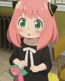 🥜 4be6938a Anya Forger Spy x Family Anime, Spy x Family, Anya Forger, Kartun, Lucu, Gadis, Anak telegram sticker
