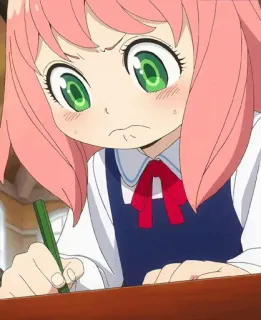 🥜 ce3e7bdc Anya Forger Spy x Family Anime, Kartun, Gadis, Spy x Family, Anya Forger telegram sticker