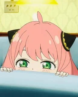 🥜 f3f50b8a Anya Forger Spy x Family Anime, Imut, Spy x Family, Anya Forger, Kartun, Kawaii telegram sticker