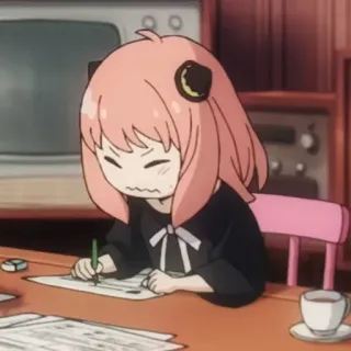 😖 dd6339fb Anya Forger Spy x Family Аниме, Spy x Family, Аня, Аня Форджер, Мультфильм, Милый telegram sticker