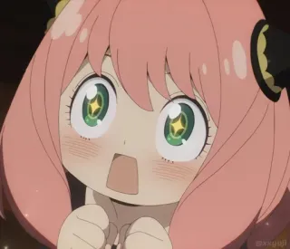 🤩 4502ad0e Anya Forger Spy x Family 阿尼亚·福杰, 间谍过家家, 动漫, 漫画, 可爱, 震惊, 卡通, 粉丝创作 telegram sticker