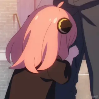 😖 526ee7eb Anya Forger Spy x Family 动漫, 漫画, 间谍过家家, 阿尼亚, 卡通, 贴纸 telegram sticker