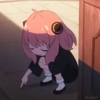 Anya Forger || @GreySunders telegram stickers