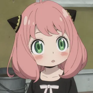 😯 aa8fbeae Anya Forger Spy x Family 애니메이션, 소녀, 귀여운, 아냐, 스파이 패밀리, 포저 telegram sticker