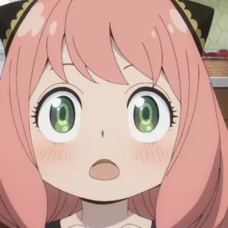 🥜 87742888 Anya Forger Spy x Family 애니메이션, 스파이 패밀리, 아냐, 만화, 팬아트, 소녀, 귀여운, 애니메이션 소녀 telegram sticker