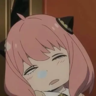 🥜 da8c029b Anya Spy x Family 애니메이션, 스파이 패밀리, 아냐, 만화, 귀여운, 웃긴 telegram sticker