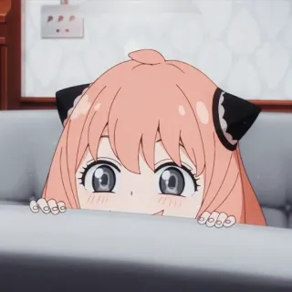 🤪 35548448 Anya Forger Spy x Family Anime, Mangá, Anya Forger, Spy x Family, fofo, desenho animado, menina telegram sticker