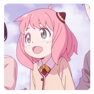 🍥 42191ff5 Anya Forger Spy x Family Anime, Spy x Family, Anya Forger, Kartun, Lucu, Kawaii whatsapp sticker