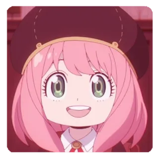 🍥 87527158 Anya Forger Spy x Family Anime, Spy Family, Anya, Forger, Lucu, Kartun whatsapp sticker