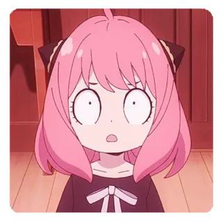 🍥 bf2ce0af Anya Forger Spy x Family anime, cewek, muka lucu, imut, kartun whatsapp sticker