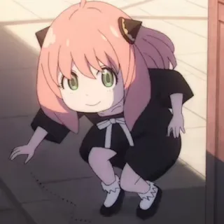 🍄 02c7875e Anya Forger Spy x Family 阿尼亚·福杰, 间谍过家家, 动漫, 卡通, 可爱, 角色, 漫画, 搞笑 telegram sticker