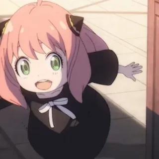 🍄 171fc213 Anya Forger Spy x Family 动漫, 间谍过家家, 阿尼亚·福杰, 可爱, 儿童, 卡通 telegram sticker