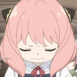 🍄 22b8642f Anya Forger Spy x Family 动漫, 间谍过家家, 阿尼亚, 阿尼亚·福杰, 卡通, 贴纸 telegram sticker