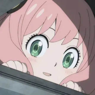 🍄 4752163f Anya Forger Spy x Family 动漫, 间谍过家家, 阿尼亚·福杰, 角色, 可爱, 卡通 telegram sticker