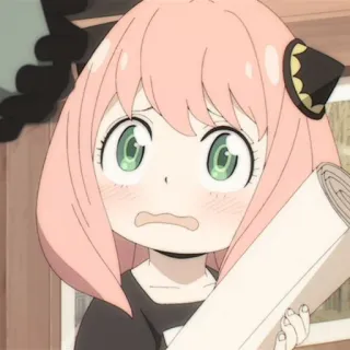 🍄 db56115f Anya Forger Spy × Family 动漫, 间谍过家家, 阿尼亚·福杰, 可爱, 角色, 漫画 telegram sticker