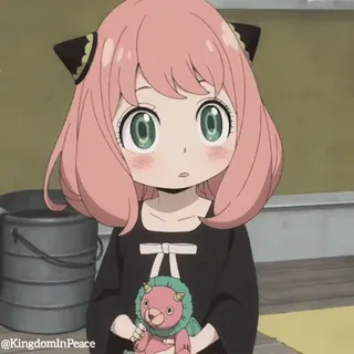 🎀 16cce851 Anya Forger Spy x Family 애니메이션, 만화, 스파이 패밀리, 아냐 포저, 귀여운, 팬아트 telegram sticker