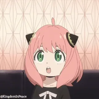 🎀Anya Forger [@KingdomInPeace] telegram stickers