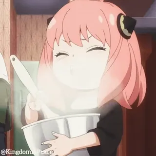 🎀Anya Forger [@KingdomInPeace] telegram stickers