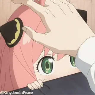 🎀 8e4c1bcd Anya Spy x Family @KingdominPeace 애니메이션, 스파이 패밀리, 아냐, 만화 telegram sticker