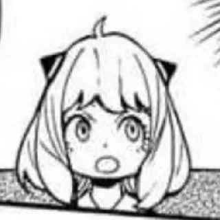 🥁 1609b228 Anya Forger Spy x Family Anime, Kartun, Karakter, Lucu, Gadis, Manga telegram sticker