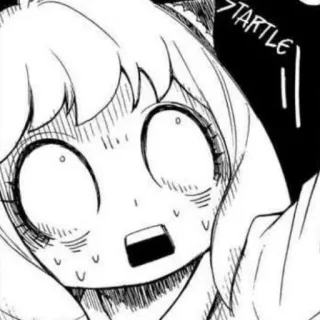 🥁 26c51d18 STARTLE terkejut, anime, terkejut, ketakutan, kejutan telegram sticker