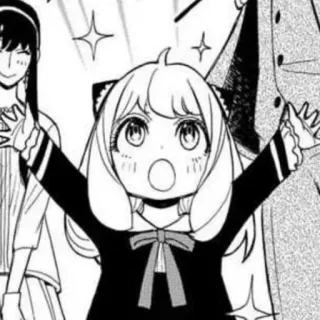 🥁 27a31623 Anya Forger Spy x Family anya forger, spy x family, anime, manga, imut, bahagia, kartun telegram sticker