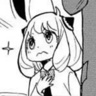 🥁 40e51045 Anya Forger Spy x Family Anime, Manga, Spy x Family, Anya Forger, imut, Kartun telegram sticker