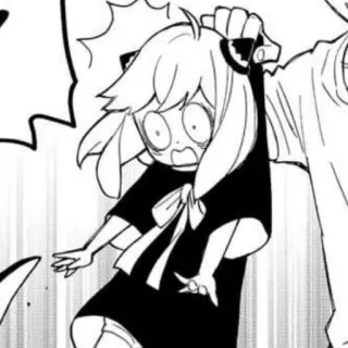 🥁 47360722 Anya Forger Spy x Family Anya Forger, Spy x Family, anime, manga, terkejut, kaget telegram sticker