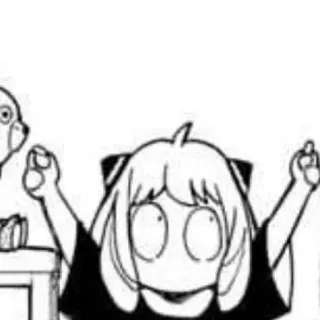 🥁 59e2e42b Anya Forger Spy x Family Anime, Manga, Spy x Family, Anya Forger, Kartun, Karakter, Lucu telegram sticker