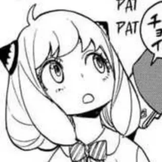 🥁 6c06f730 Anya PAT
PAT Anime, Manga, Spy x Family, Karakter, Forger, Anya Forger telegram sticker