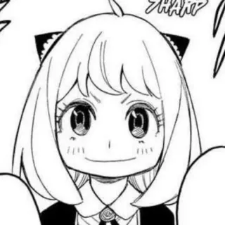 🥁 902bba58 Anya anya, anime, spy family, kartun telegram sticker