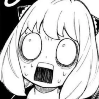 🥁 c657d144 Anya Forger Spy x Family Anime, Kartun, Terkejut, Lucu, Gadis, Spy x Family, Anya Forger telegram sticker