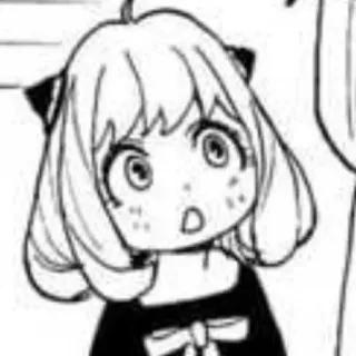 🥁 d64f6185 Anya Forger Spy × Family Anime, Manga, Spy x Family, Anya Forger, Lucu, Kartun, Karakter telegram sticker
