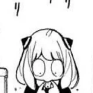 🥁 dfc9db84 Anya Forger Spy x Family Anya, Spy x Family, anime, imut, terkejut, lucu, Forger telegram sticker