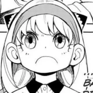 🥁 f3745be2 Anya Forger Spy × Family Anime, Manga, Spy x Family, Anya, Forger, Lucu, Marah telegram sticker