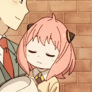 🥜 0a98689c Anya Forger Spy × Family anime, Spy Family, Anya, Forger, fofo, desenho animado, menina whatsapp sticker